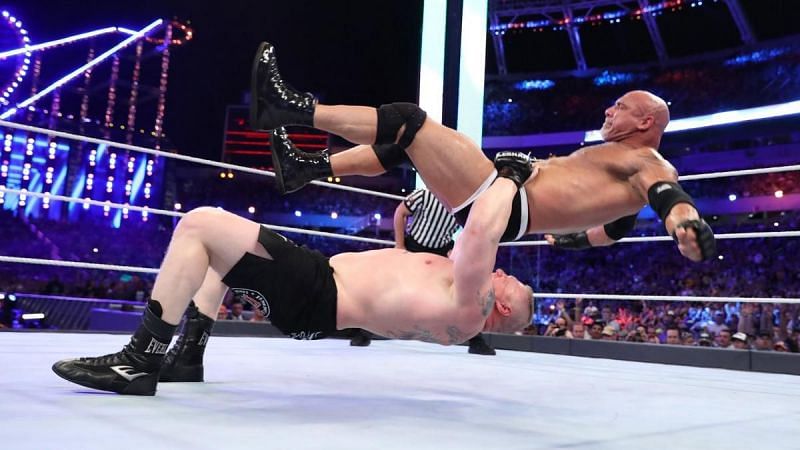 Lesnar at WM 33